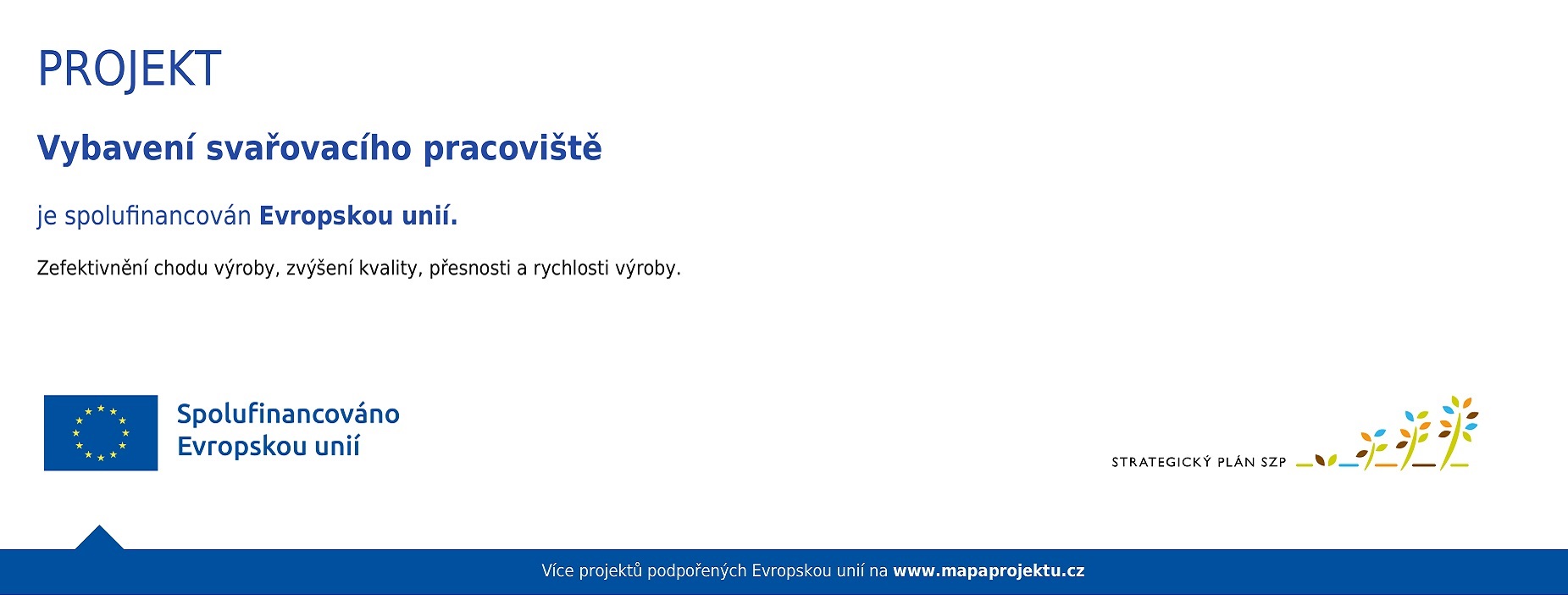 projekt vybaveni svarovaciho pracoviste EU