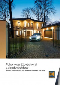 Pohony garážových vrat a vjezdových bran